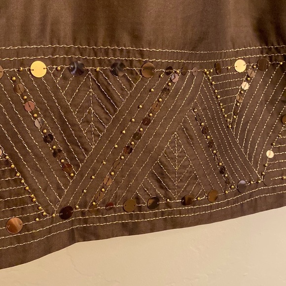 3/$20 Alfani- Silky Chocolate Skirt, 8, EUC - Picture 5 of 11